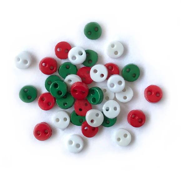 Buttons Galore Tiny Christmas Micro Buttons 1592